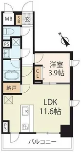 ノヴァリス草津【1101号室】の間取り