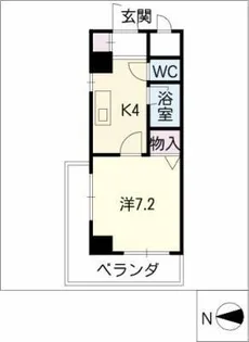 山富ビル【3階】の間取り