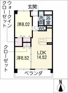 プレアデス【2階】の間取り