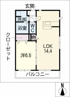 ジョイア【1階】の間取り