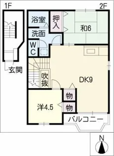 サンライト打出【2階】の間取り