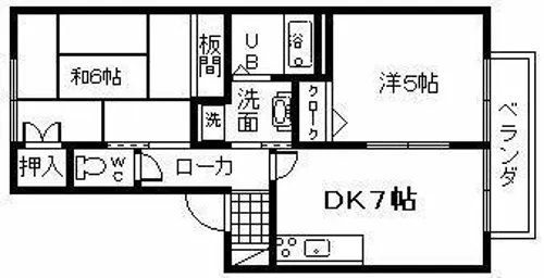 ヨーク・S【2階】の間取り