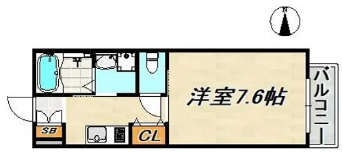 ワコーレヴィアーノ長田大塚町【1階】の間取り