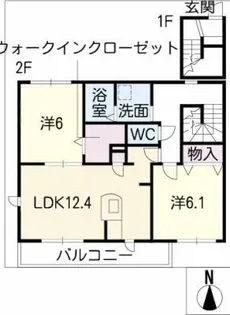 le ciel【2階】の間取り