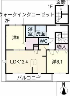le ciel【2階】の間取り