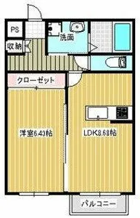 スプリングコート香久山【1階】の間取り