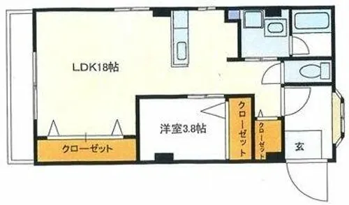 光陽マンション【2階】の間取り