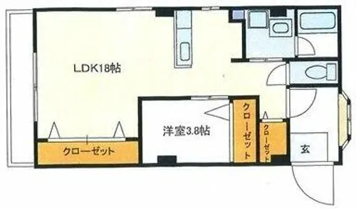 光陽マンション【2階】の間取り
