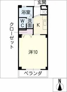 ベルード21【3階】の間取り
