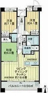 ライオンズヒルズ高峯(参番館)【5階】の間取り
