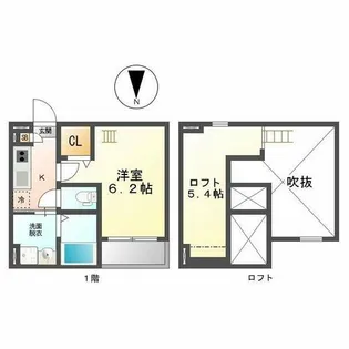 ブルームヒル花塚【1階】の間取り