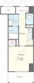 ヴェルドミール【9階】の間取り