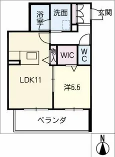 シャーメゾン セグラ【1階】の間取り