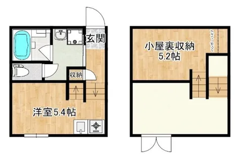 RENATUS PRIMO【1階】の間取り