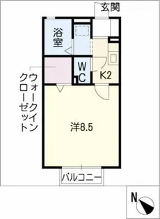 T・フラッツ【2階】の間取り