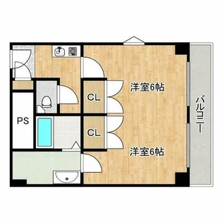 アバンティ貝塚2【3階】の間取り