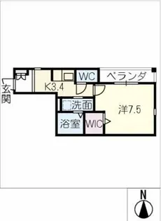 へーベル大須【2階】の間取り