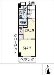 ベル ドミィール【2階】の間取り