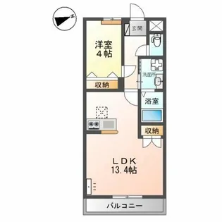 シーサイドレジデンスNK【1階】の間取り