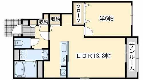 アリエッタⅠ【1階】の間取り
