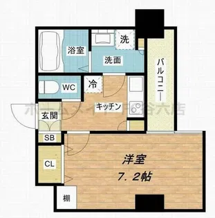 Luxe本町【4階】の間取り
