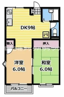 マスコット・コーポ【1階】の間取り