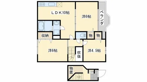 サンリット【2階】の間取り