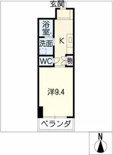 SOLAO金山【2階】の間取り