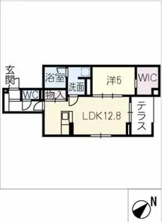クレストリア【1階】の間取り
