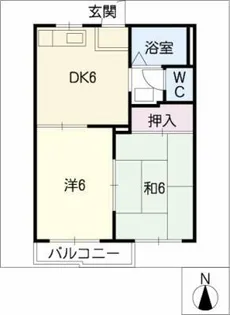 メイゾン丹原【1階】の間取り