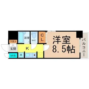 ウェステリア西大須【10階】の間取り