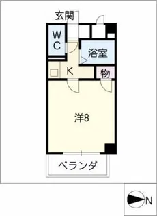 ジュネス東桜【4階】の間取り