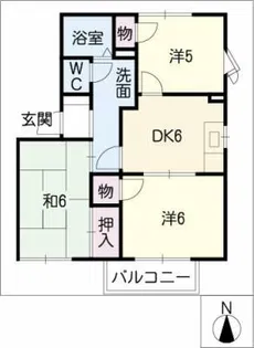 エストレージャ・滝ノ水【2階】の間取り