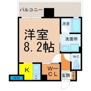 エスペランサ葵【9階】の間取り