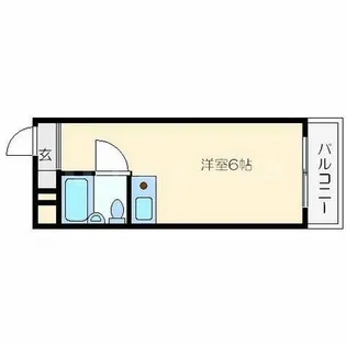 ジュネスアマリ【4階】の間取り