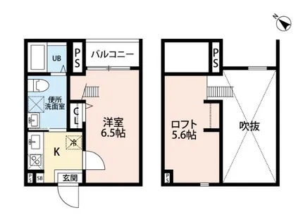 クレスト新富【2階】の間取り