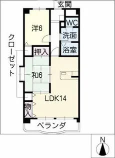 Popolare MY【6階】の間取り