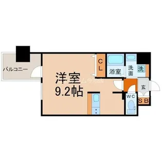 アドバンス名古屋モクシー【4階】の間取り
