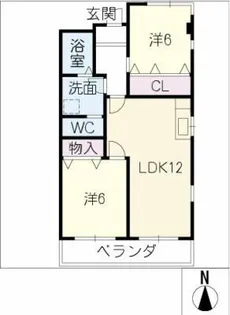 スカイ友【2階】の間取り