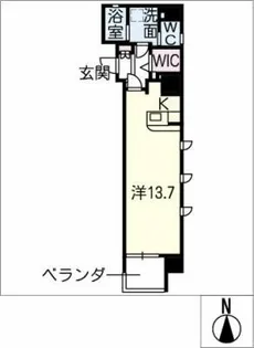 La Vita Nagoya【9階】の間取り