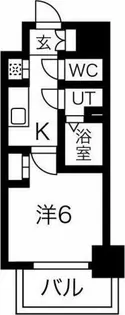 エステート金山【6階】の間取り
