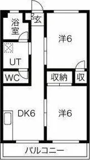 森ビル【7階】の間取り