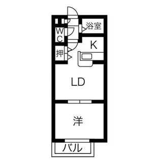 マルフジビル【308号室】の間取り
