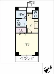 NICE・ONE新町【3階】の間取り