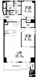 上前津グランドハイツ【7階】の間取り