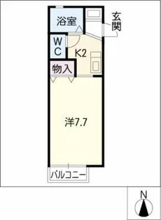 クリスタルビレッジⅡ【2階】の間取り