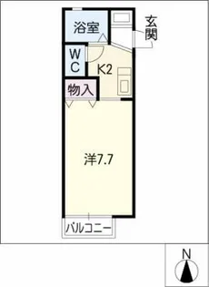 クリスタルビレッジⅡ【2階】の間取り