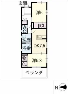 メゾン千代田【2階】の間取り