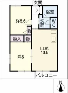 エクセル青山【1階】の間取り