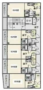 セリオ枚方【203号室】の間取り